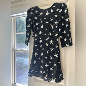 Realiation Par Star Pattern Black Dress